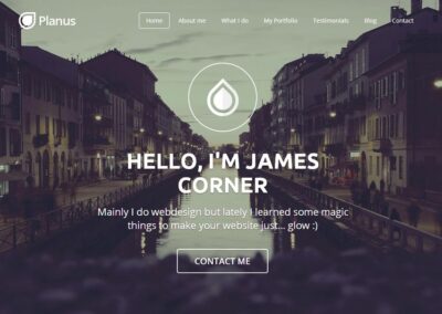 Sito web WordPress One Page moderno con Responsive Design