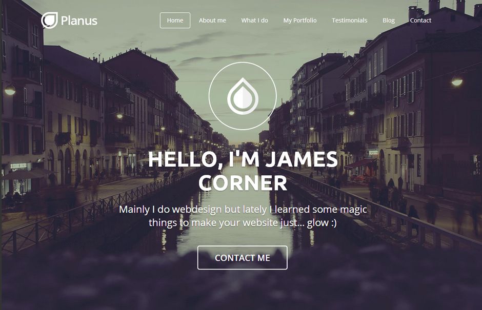Sito web WordPress One Page con responsive design Sito web WordPress One Page con responsive design