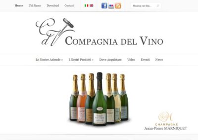 Un sito internet in Compagnia del Vino
