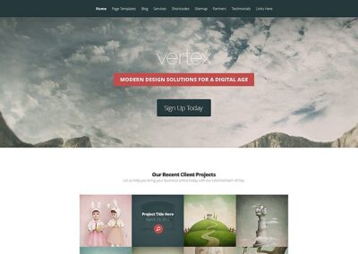 Un sito web pulito e moderno…Flat