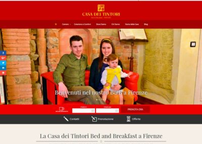 Bed and Breakfast website con booking online