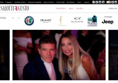 Portale della Moda, Eventi, Glamour realizzato in WordPress