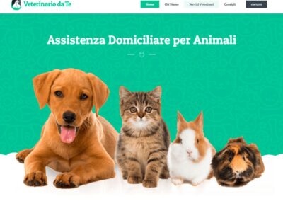 Un sito per veterinario sviluppato in WordPress