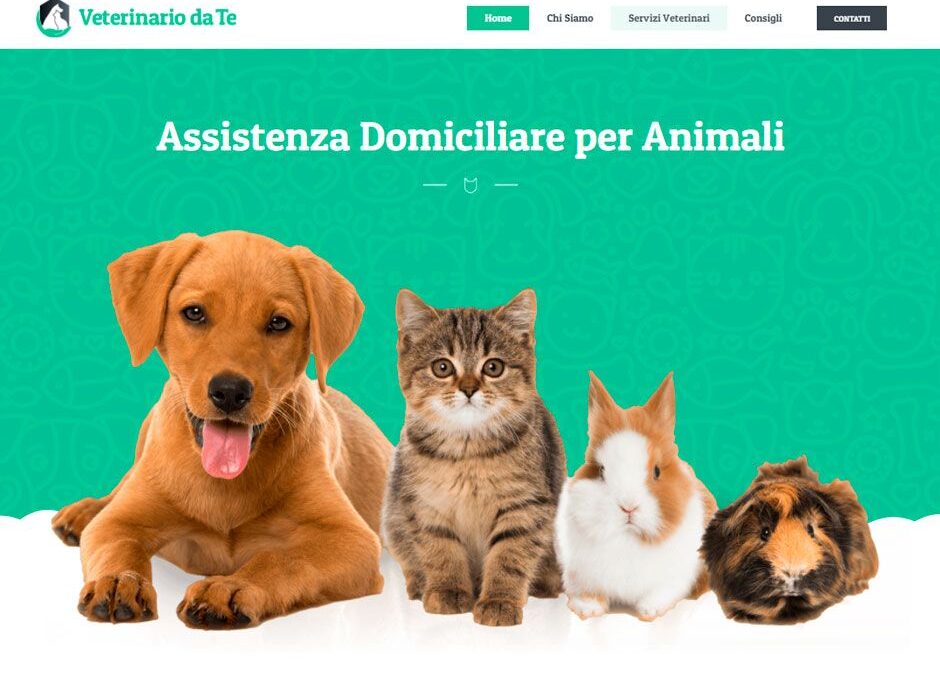 Un sito per veterinario sviluppato in WordPress