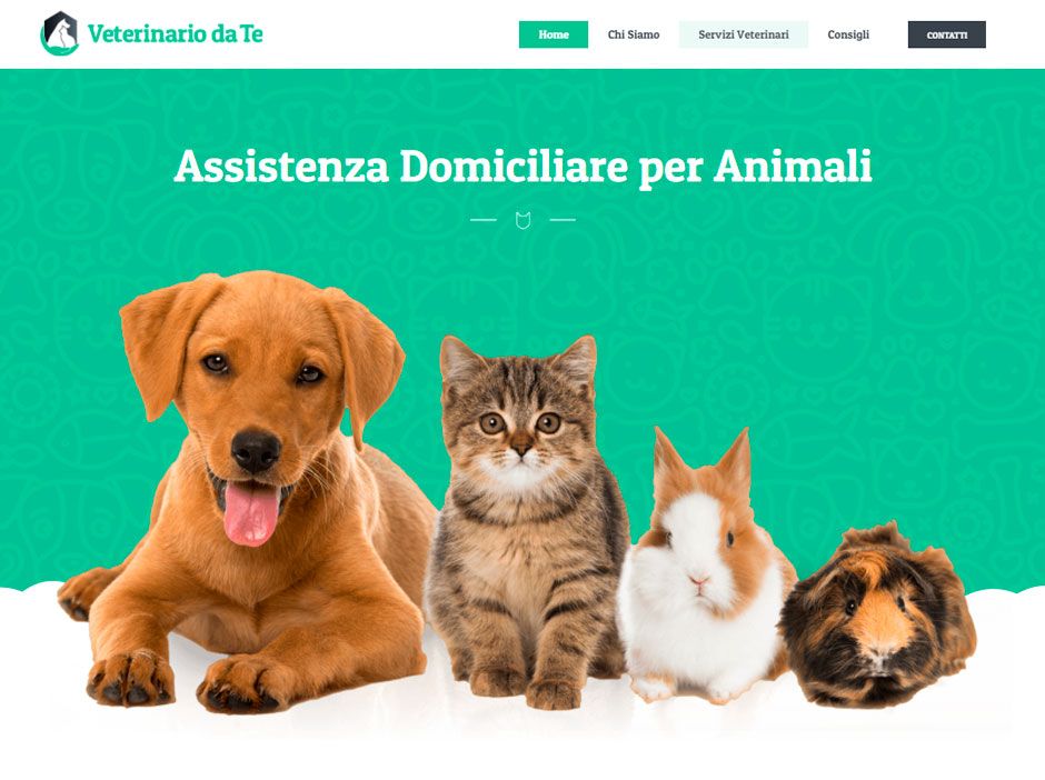 Un sito per veterinario sviluppato in WordPress Un sito per veterinario sviluppato in WordPress