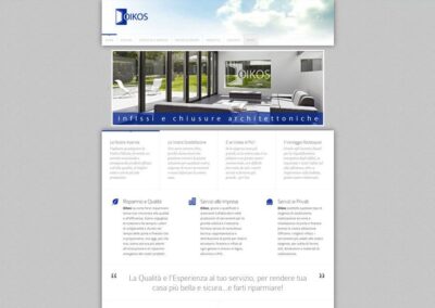 Infissi e serramenti esclusivi… come il sito web aziendale!