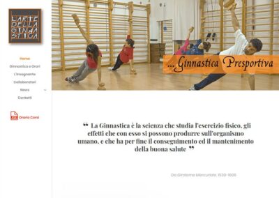 Un sito web per (fare) ginnastica?