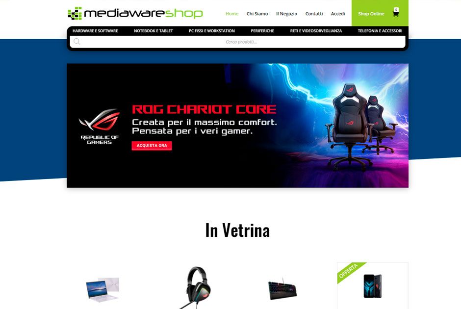 Il migliore sito e-commerce è WordPress